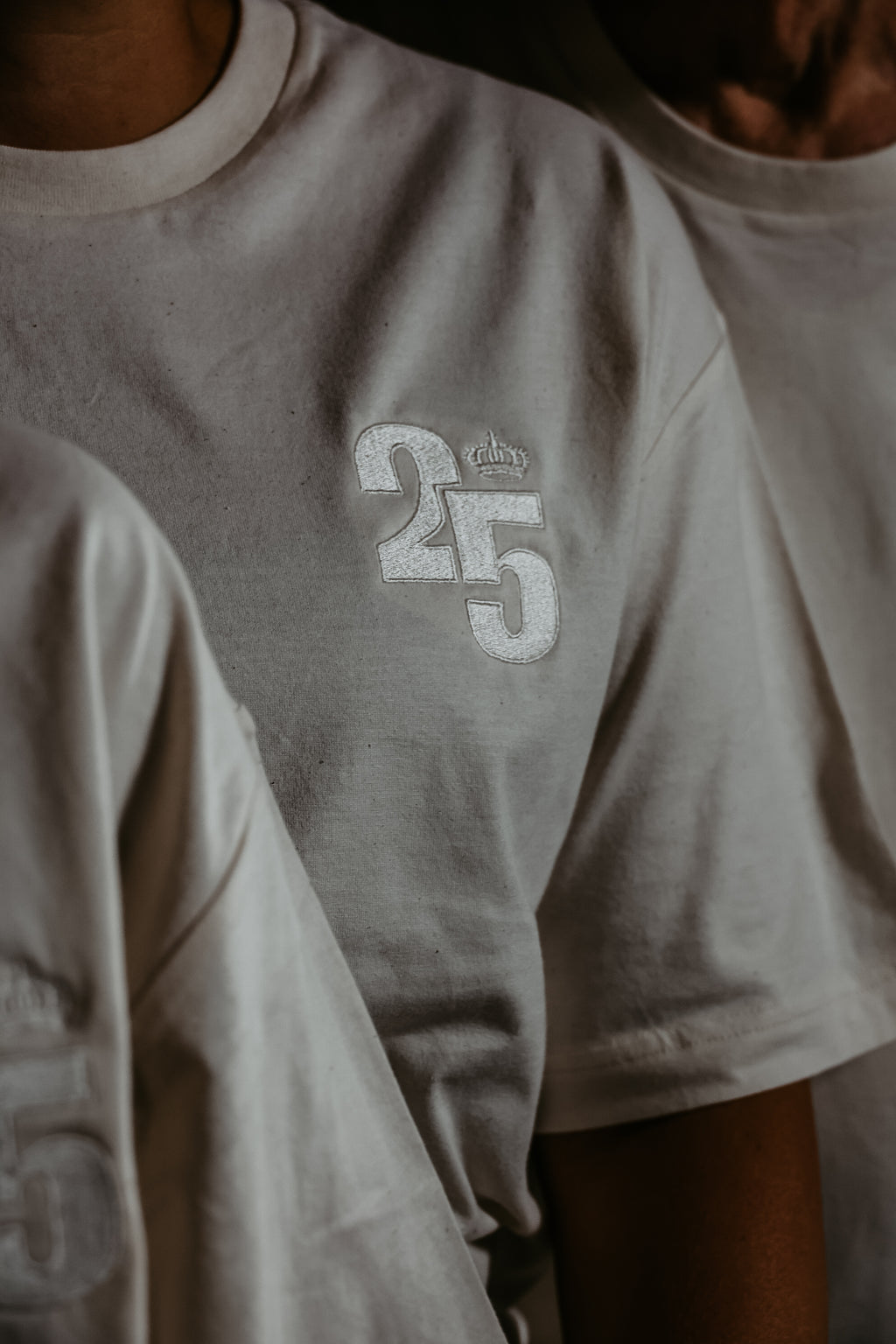 T-shirt 25 - Volwassenen - Gebroken wit