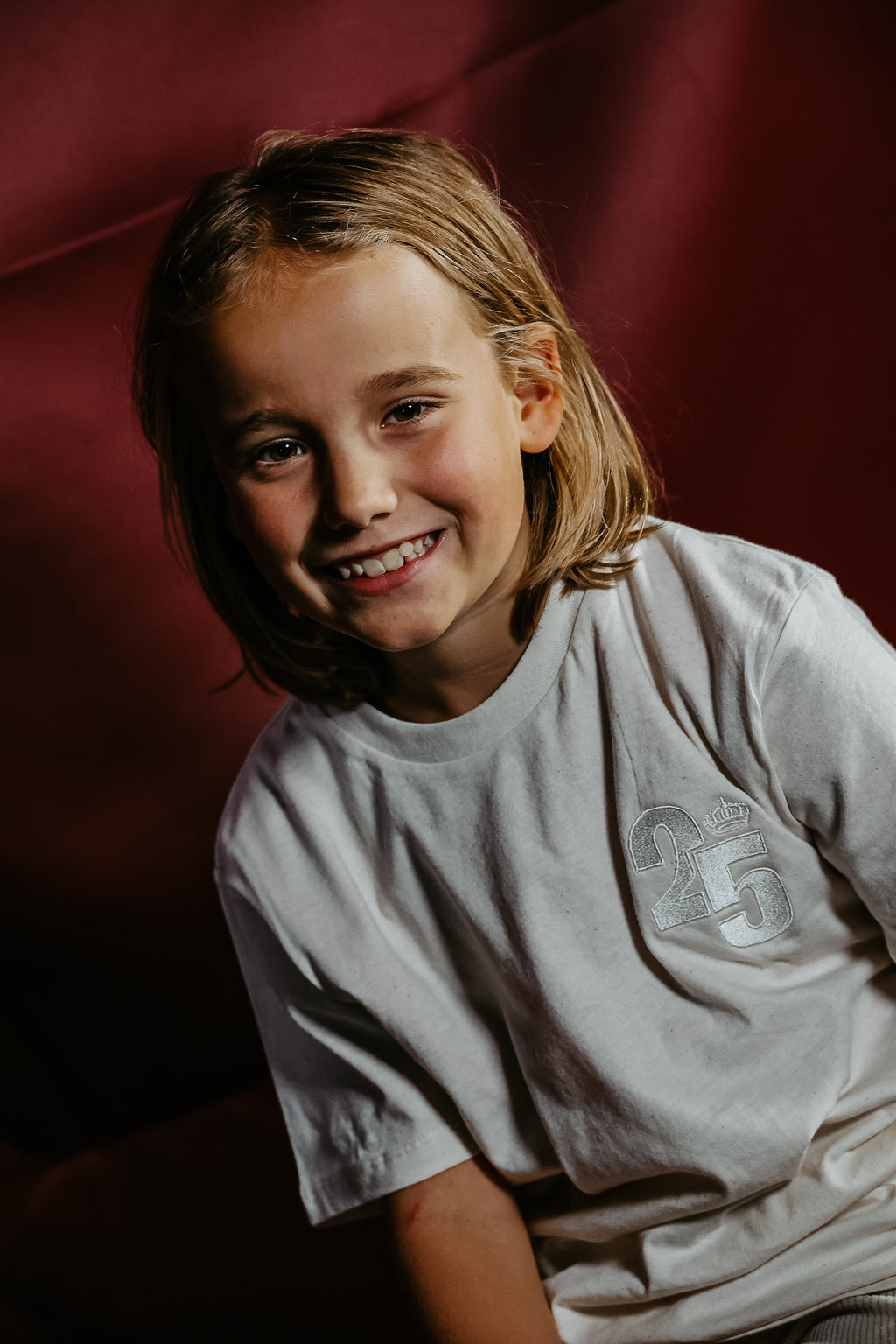 T-shirt 25 - Kids - Gebroken wit