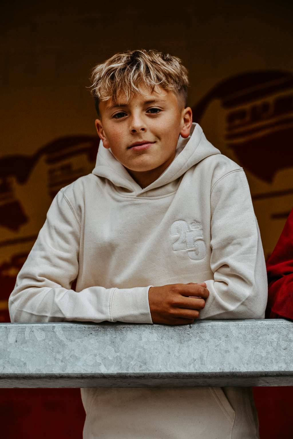 Hoodie 25 - Kids - Gebroken wit