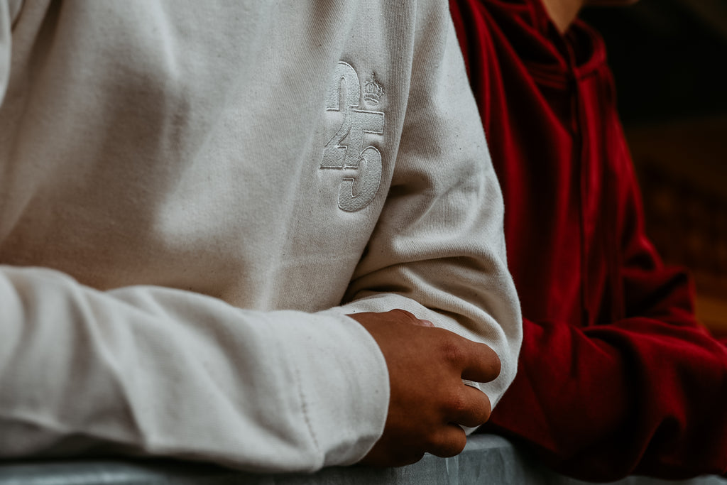 Hoodie 25 - Kids - Gebroken wit