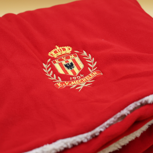KVM Fleece deken - Cherry Red