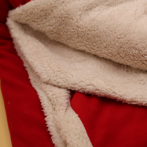 KVM Fleece deken - Cherry Red