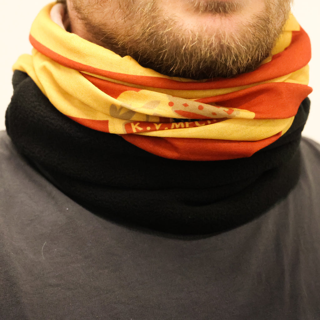 Nekwarmer Geel-Rood