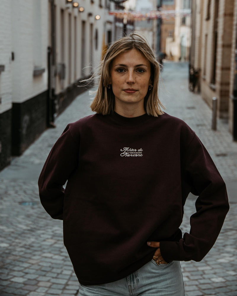 sweater bruin ADK volwassen
