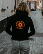 hoodie zwart cirkel kids
