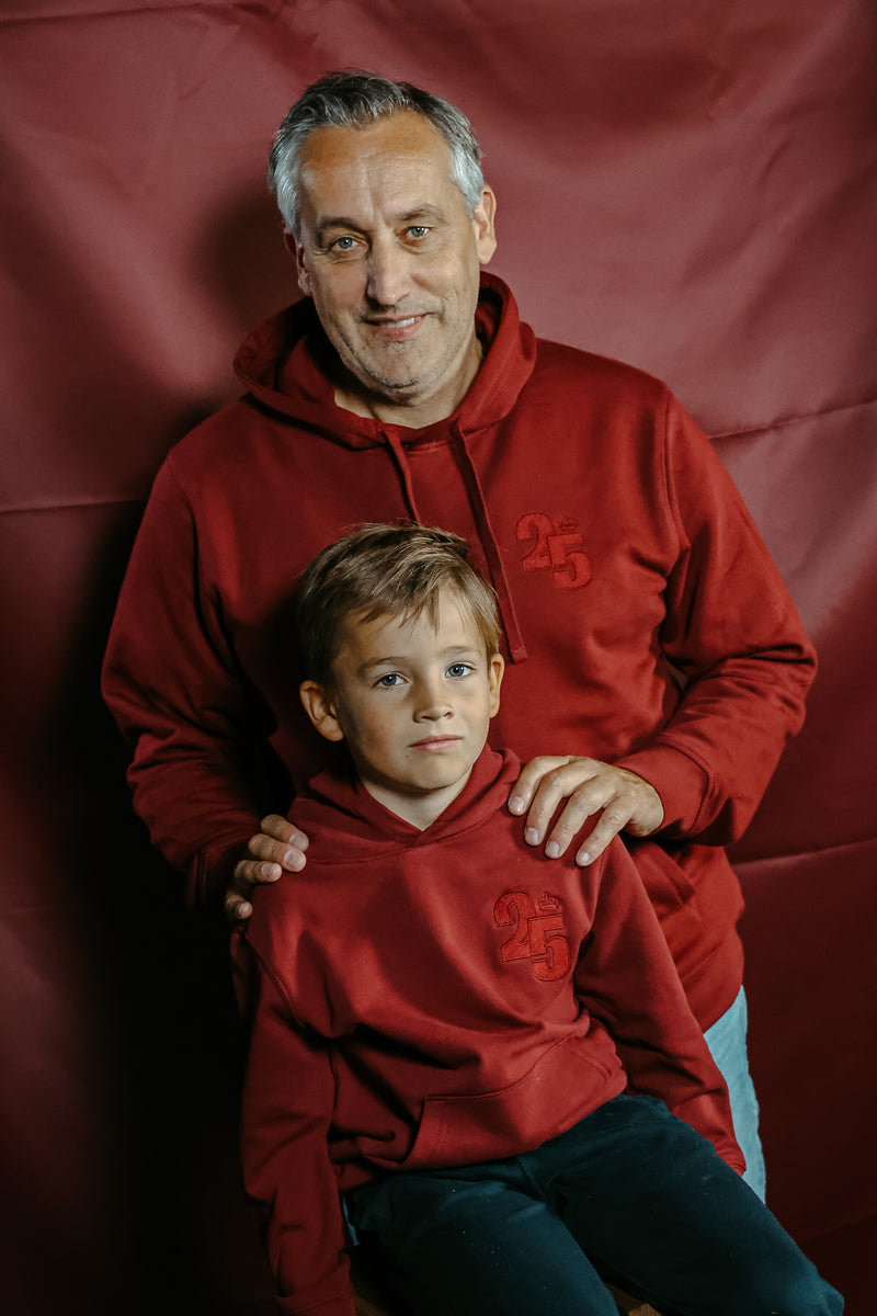Hoodie 25 - Kids - Bordeaux