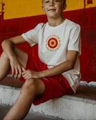 tshirt beige cirkel kids