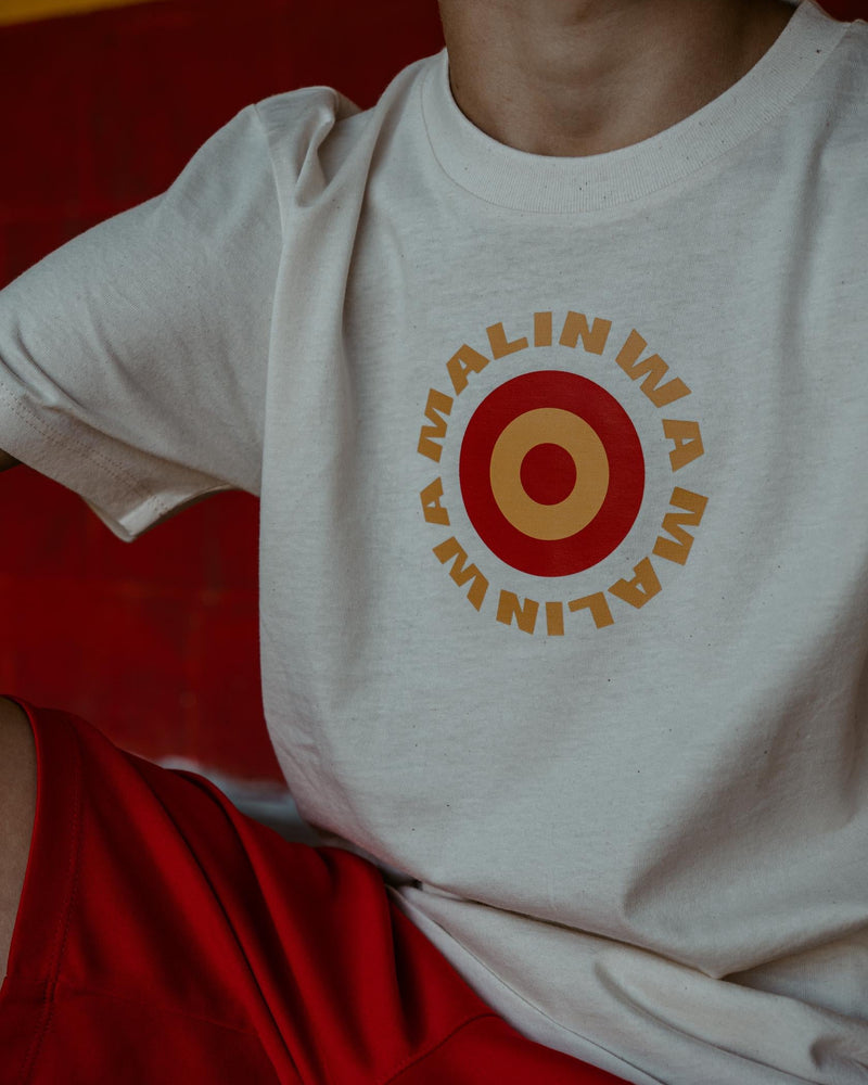 tshirt beige cirkel kids