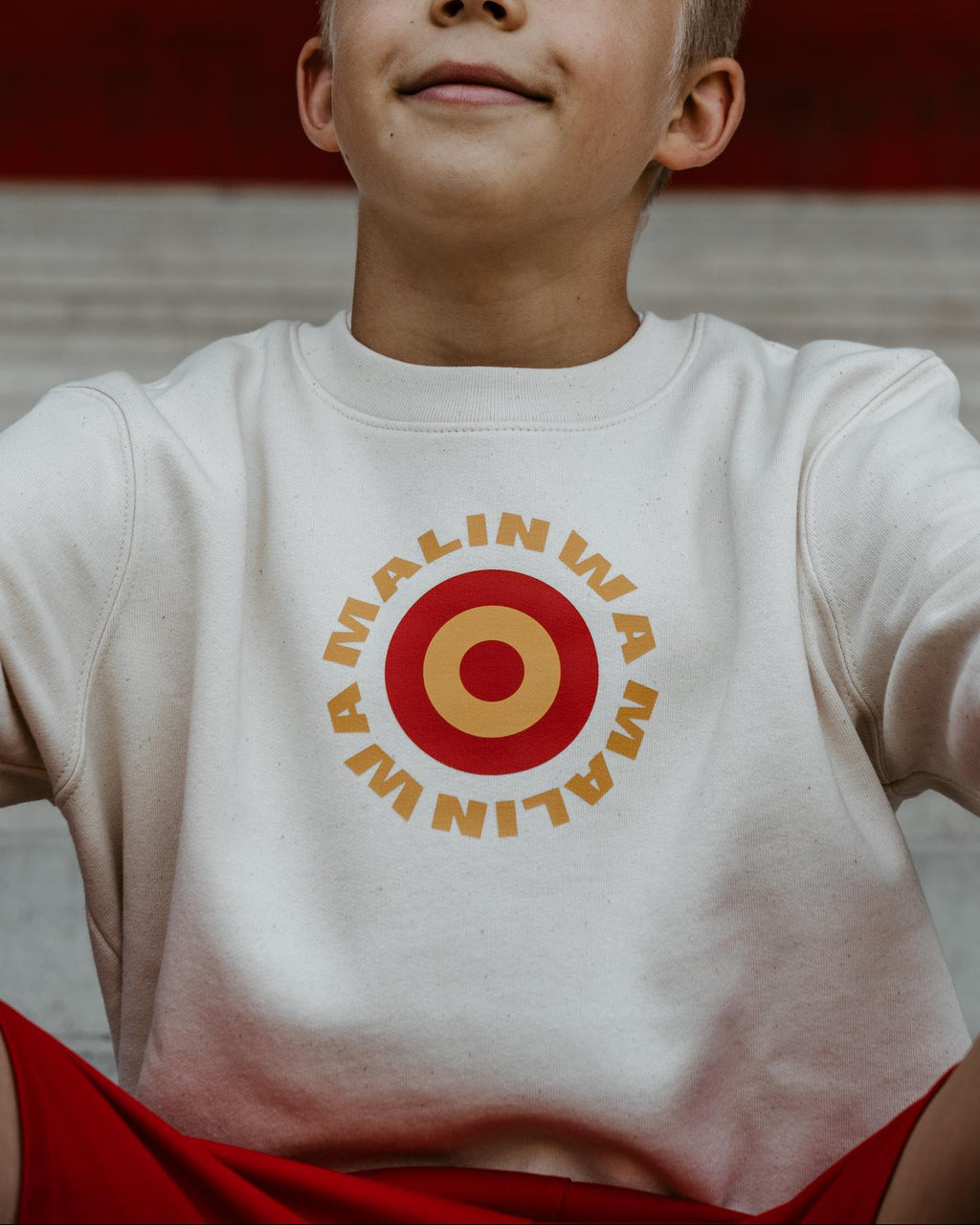 sweater beige cirkel kids